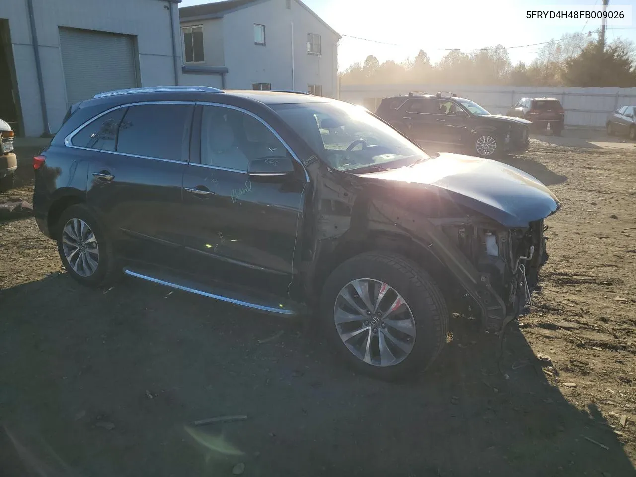 2015 Acura Mdx Technology VIN: 5FRYD4H48FB009026 Lot: 80324174