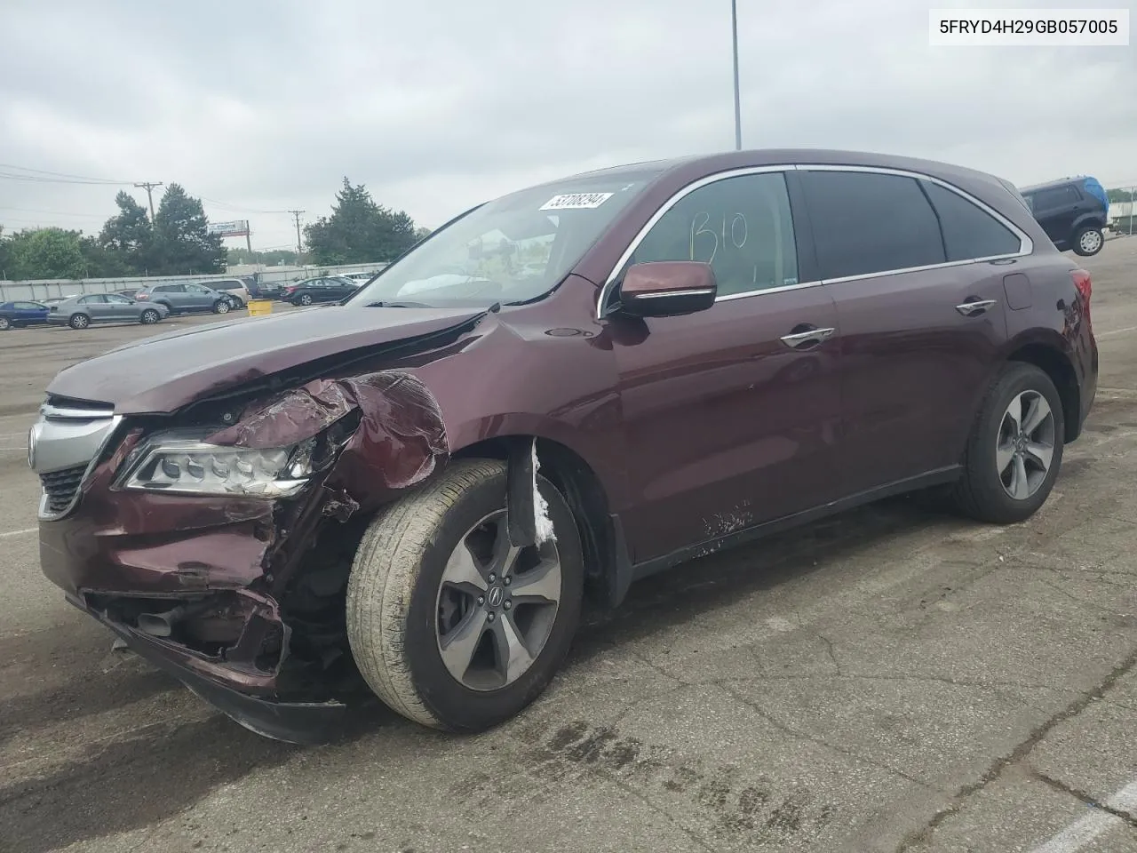 5FRYD4H29GB057005 2016 Acura Mdx