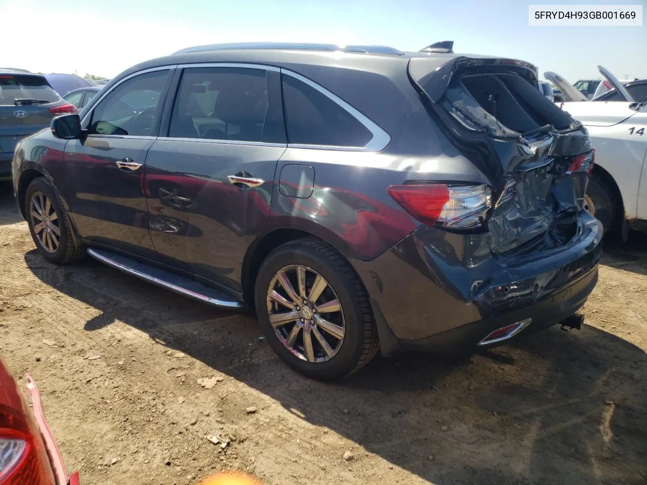 5FRYD4H93GB001669 2016 Acura Mdx Advance