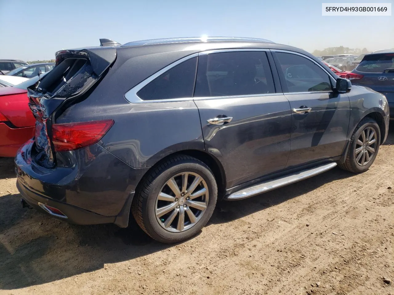 5FRYD4H93GB001669 2016 Acura Mdx Advance