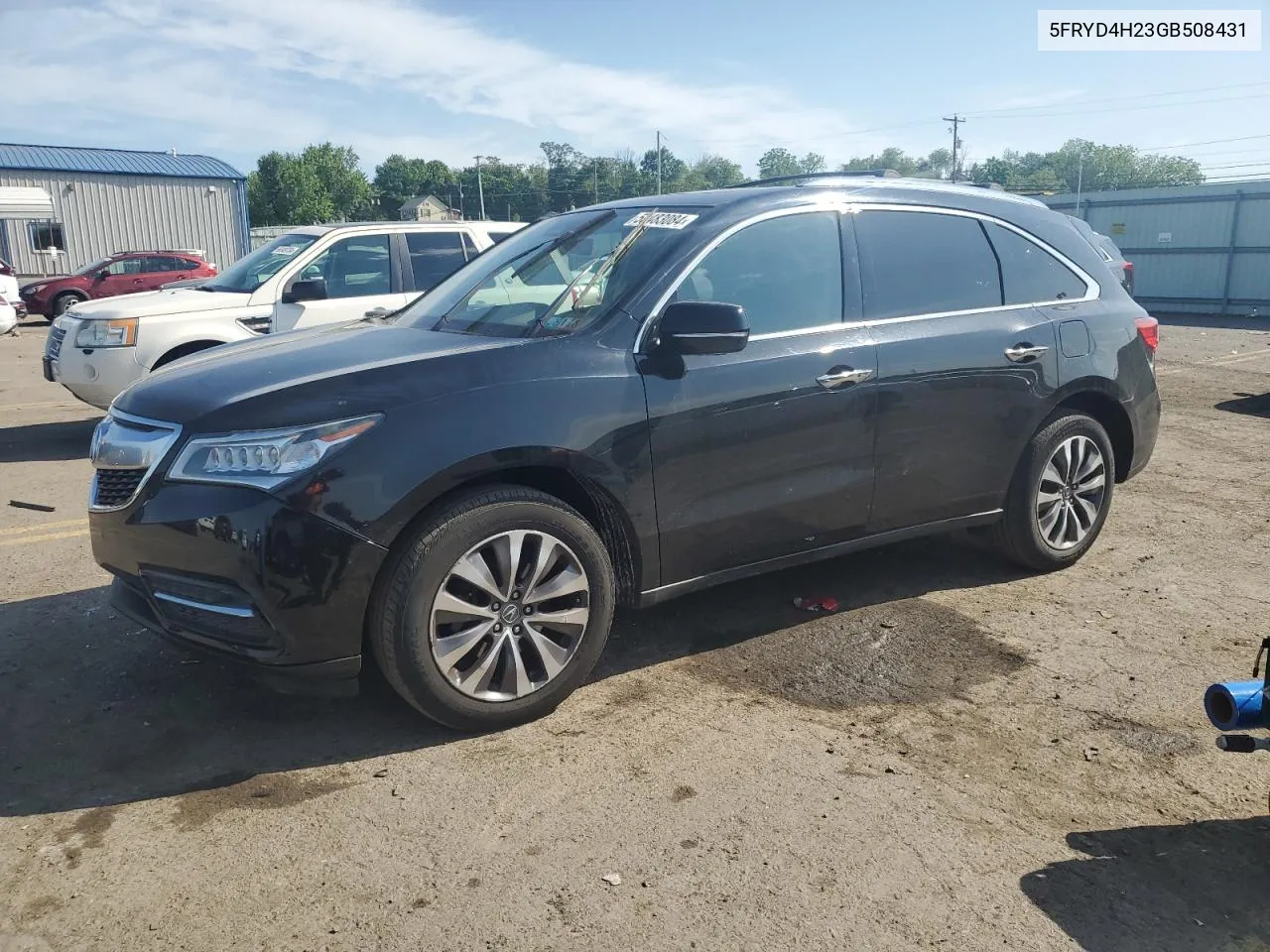 2016 Acura Mdx VIN: 5FRYD4H23GB508431 Lot: 55483084