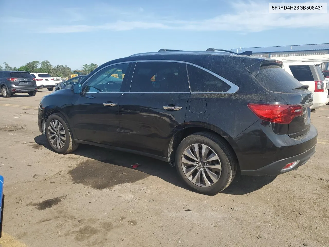 2016 Acura Mdx VIN: 5FRYD4H23GB508431 Lot: 55483084