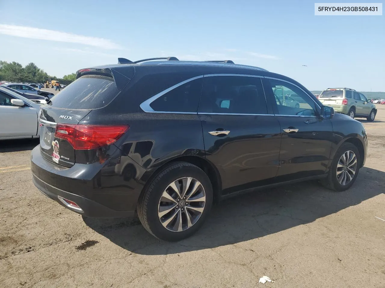 2016 Acura Mdx VIN: 5FRYD4H23GB508431 Lot: 55483084