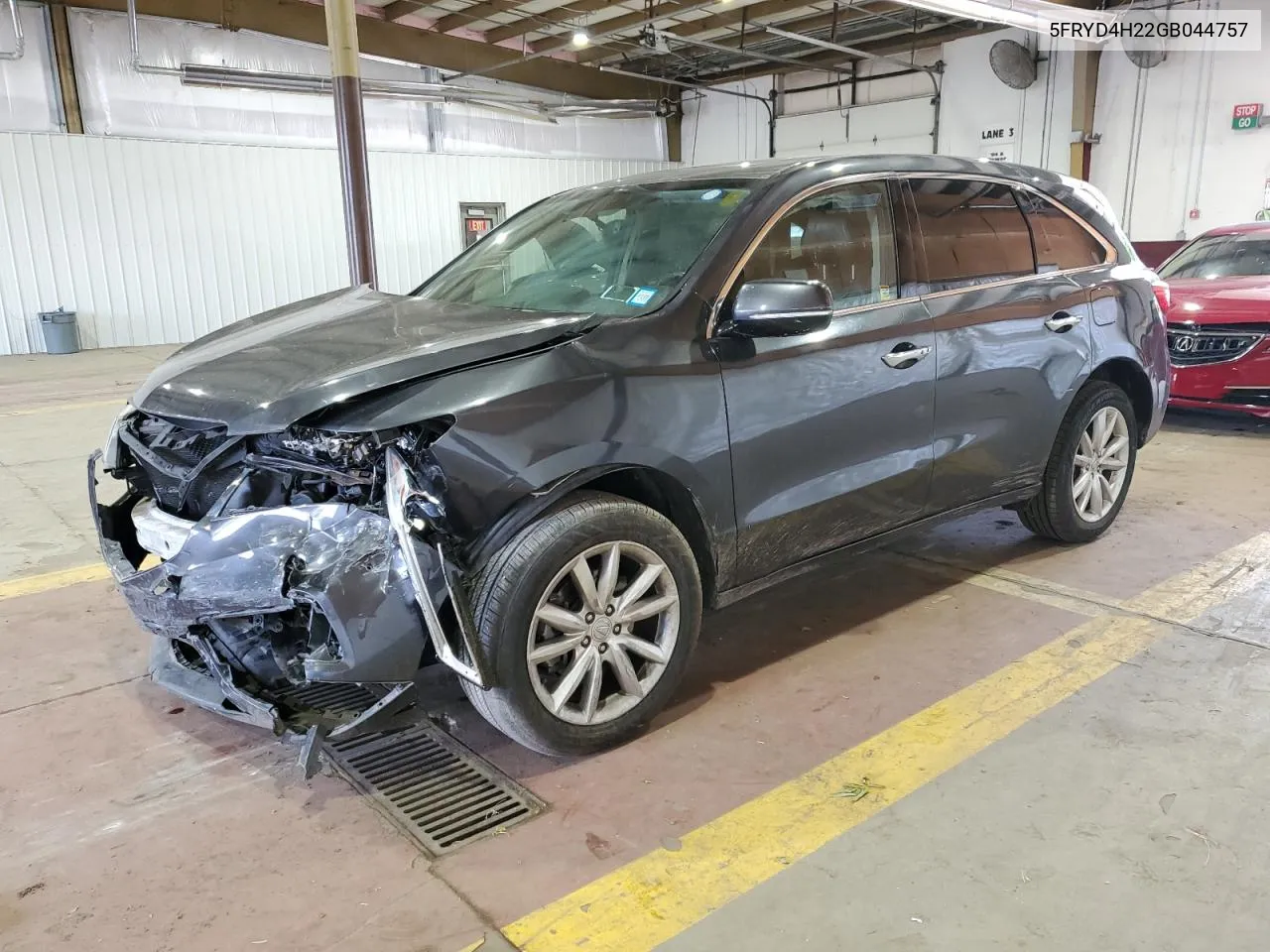 2016 Acura Mdx VIN: 5FRYD4H22GB044757 Lot: 62993174