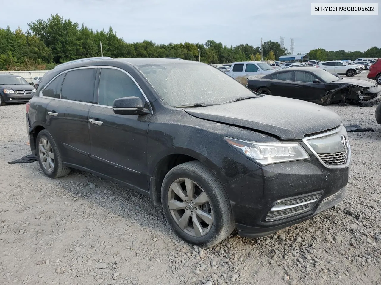 2016 Acura Mdx Advance VIN: 5FRYD3H98GB005632 Lot: 66936724