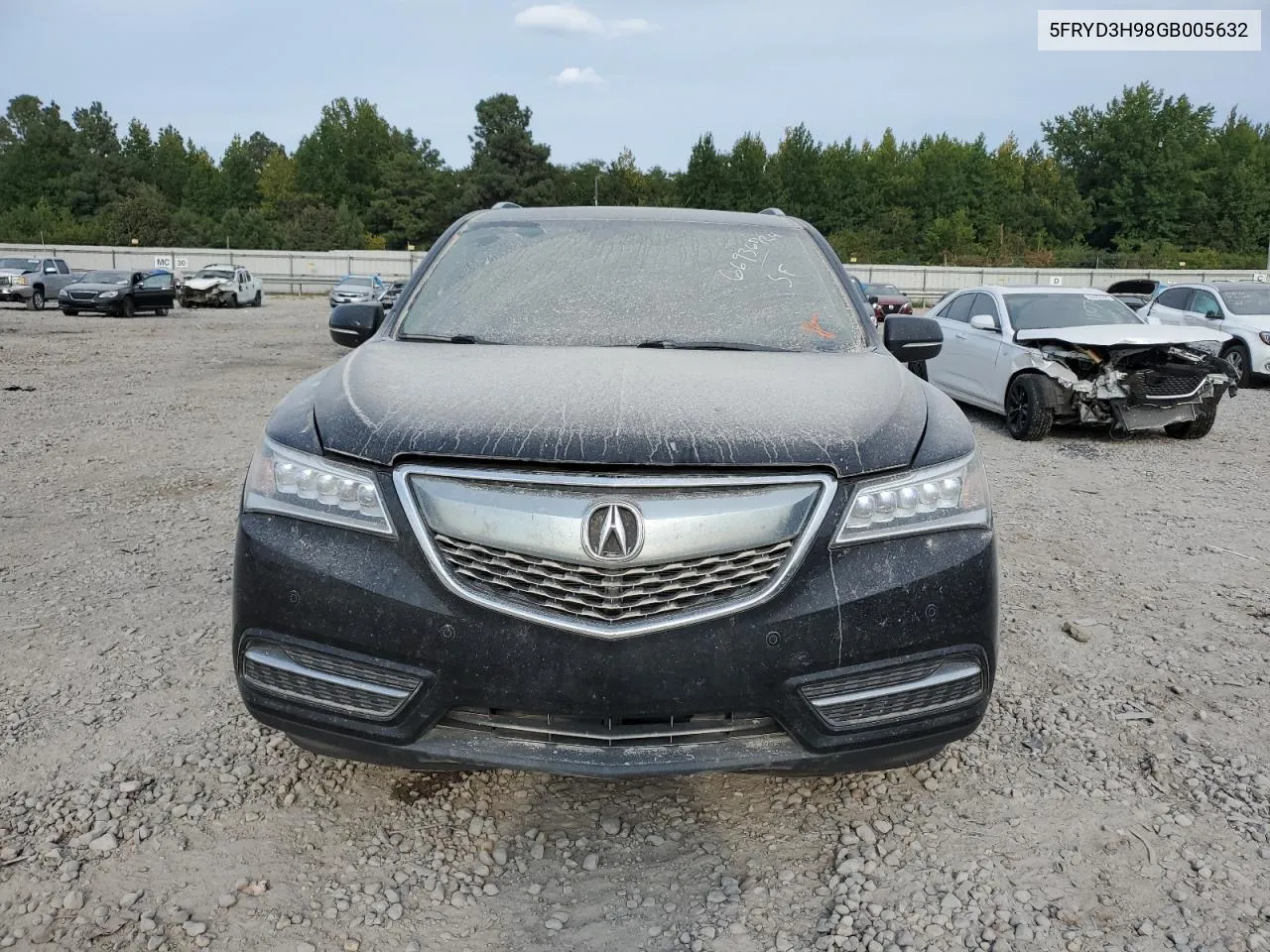 2016 Acura Mdx Advance VIN: 5FRYD3H98GB005632 Lot: 66936724