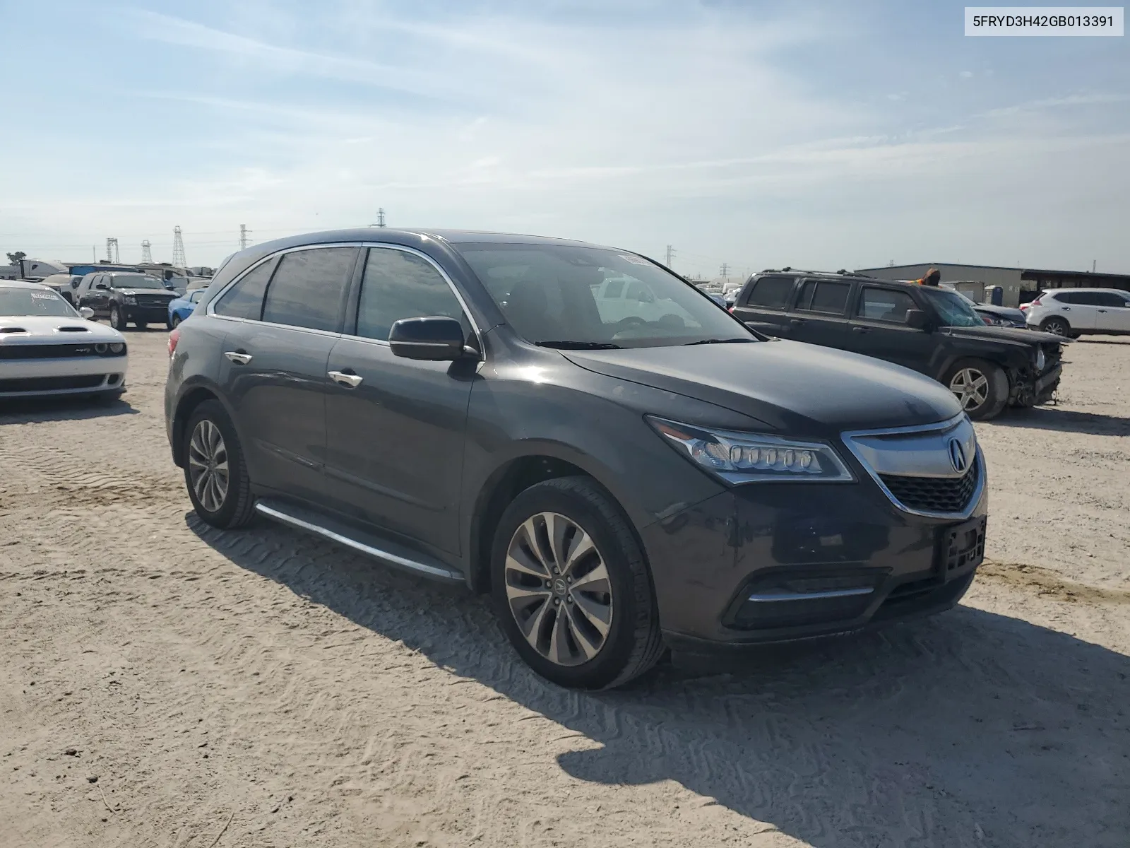 2016 Acura Mdx Technology VIN: 5FRYD3H42GB013391 Lot: 66987294