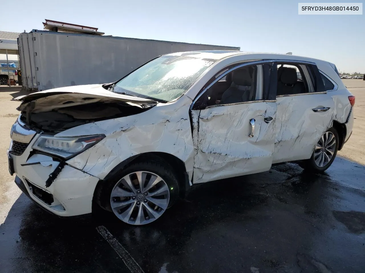 5FRYD3H48GB014450 2016 Acura Mdx Technology