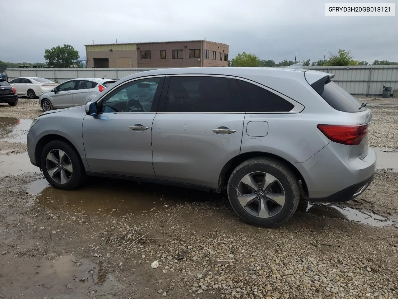 2016 Acura Mdx VIN: 5FRYD3H20GB018121 Lot: 67301614