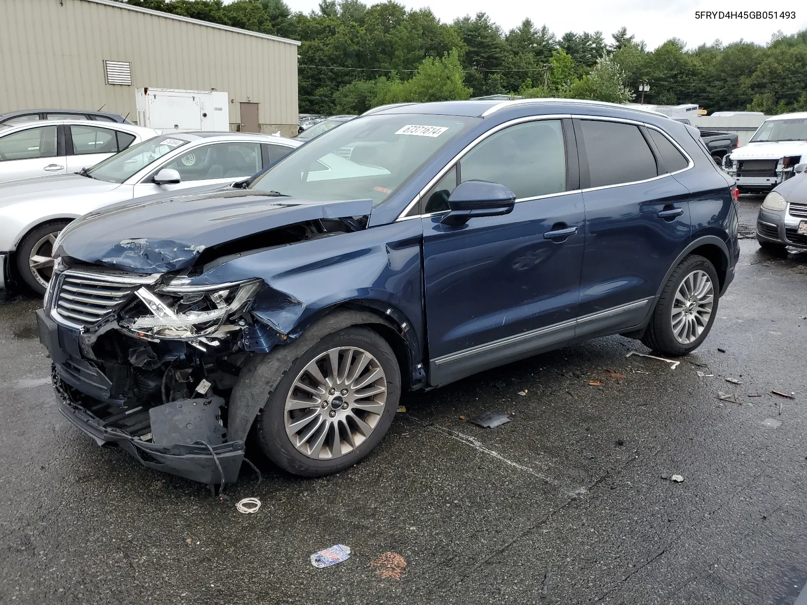 2016 Acura Mdx Technology VIN: 5FRYD4H45GB051493 Lot: 67371614