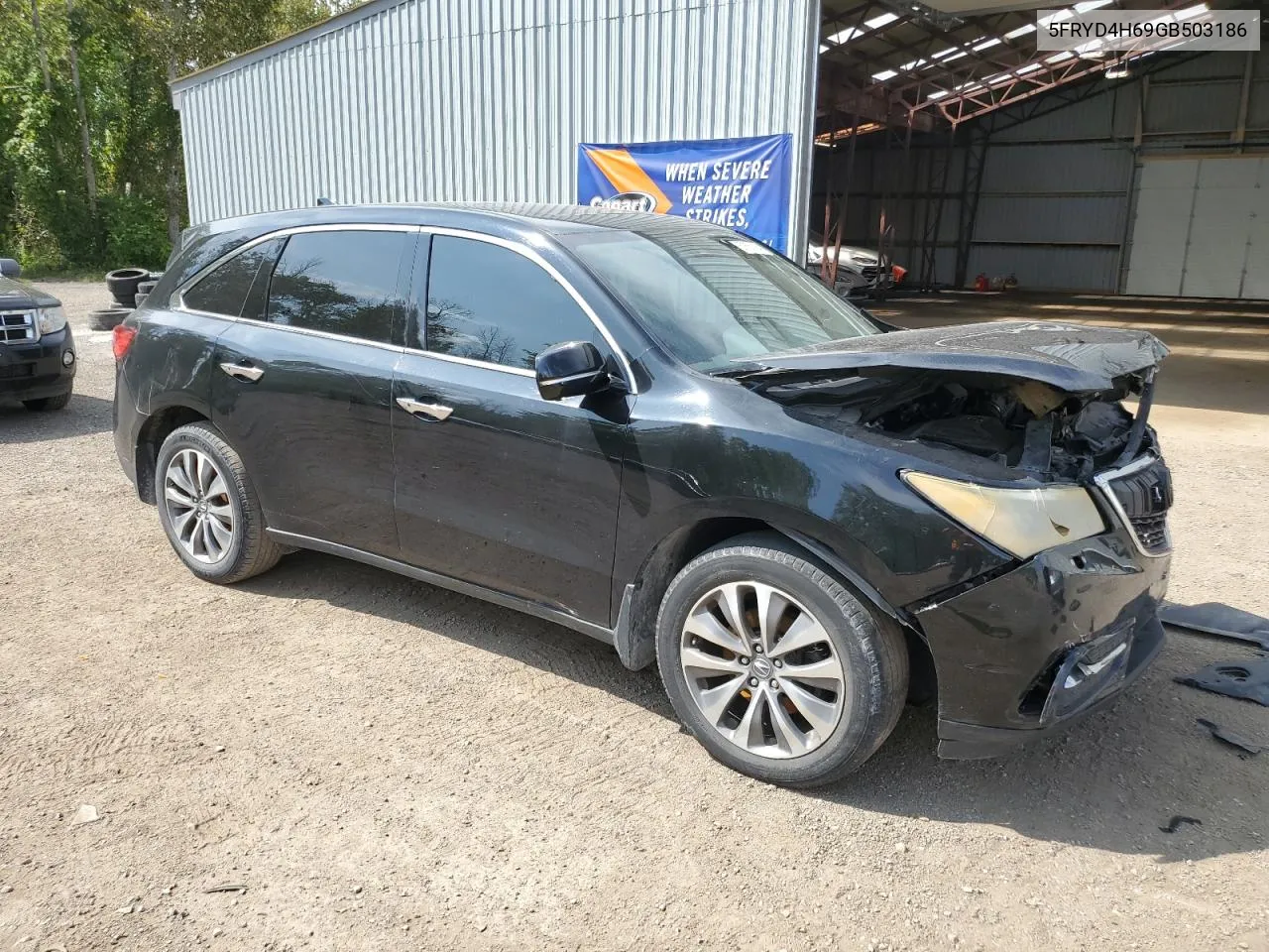 2016 Acura Mdx Technology VIN: 5FRYD4H69GB503186 Lot: 67558214