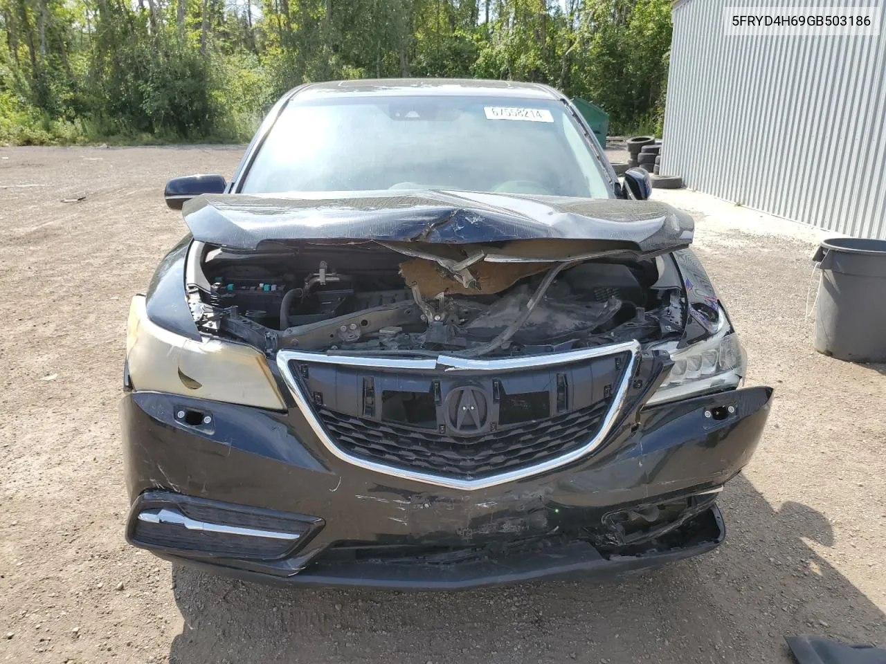 2016 Acura Mdx Technology VIN: 5FRYD4H69GB503186 Lot: 67558214