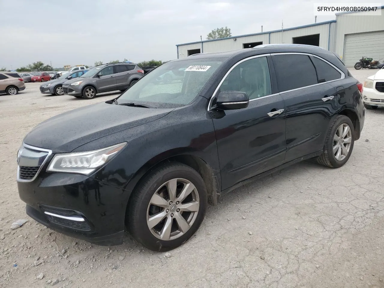 2016 Acura Mdx Advance VIN: 5FRYD4H98GB050947 Lot: 68110844