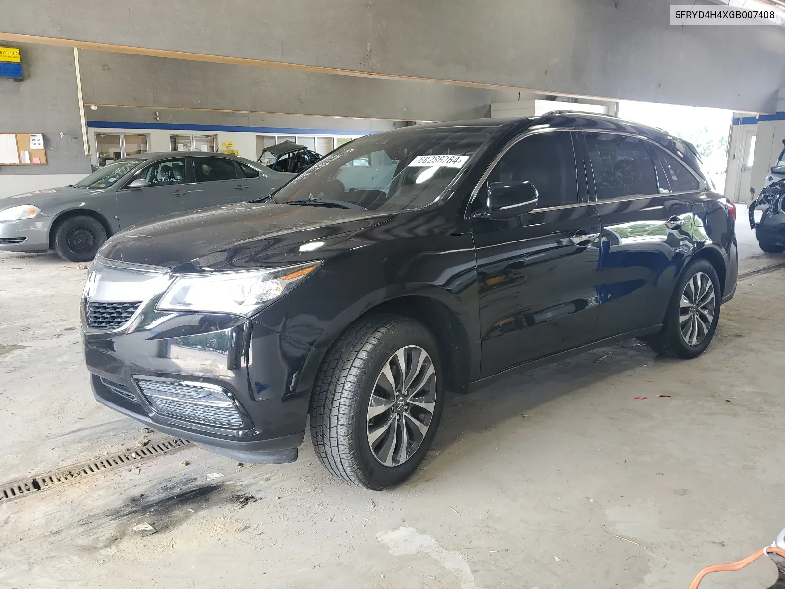 2016 Acura Mdx Technology VIN: 5FRYD4H4XGB007408 Lot: 68286764