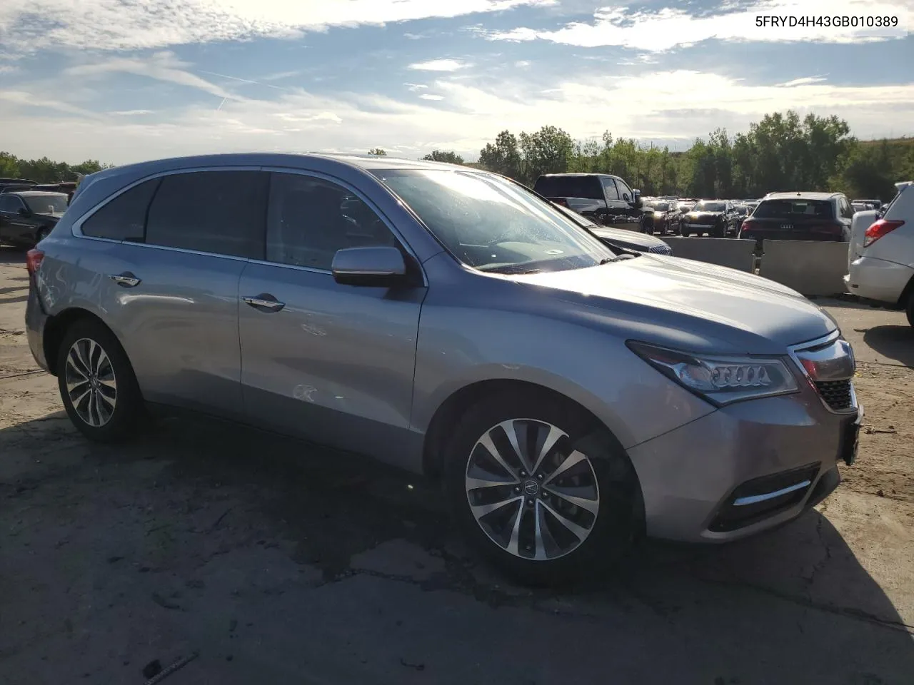 5FRYD4H43GB010389 2016 Acura Mdx Technology