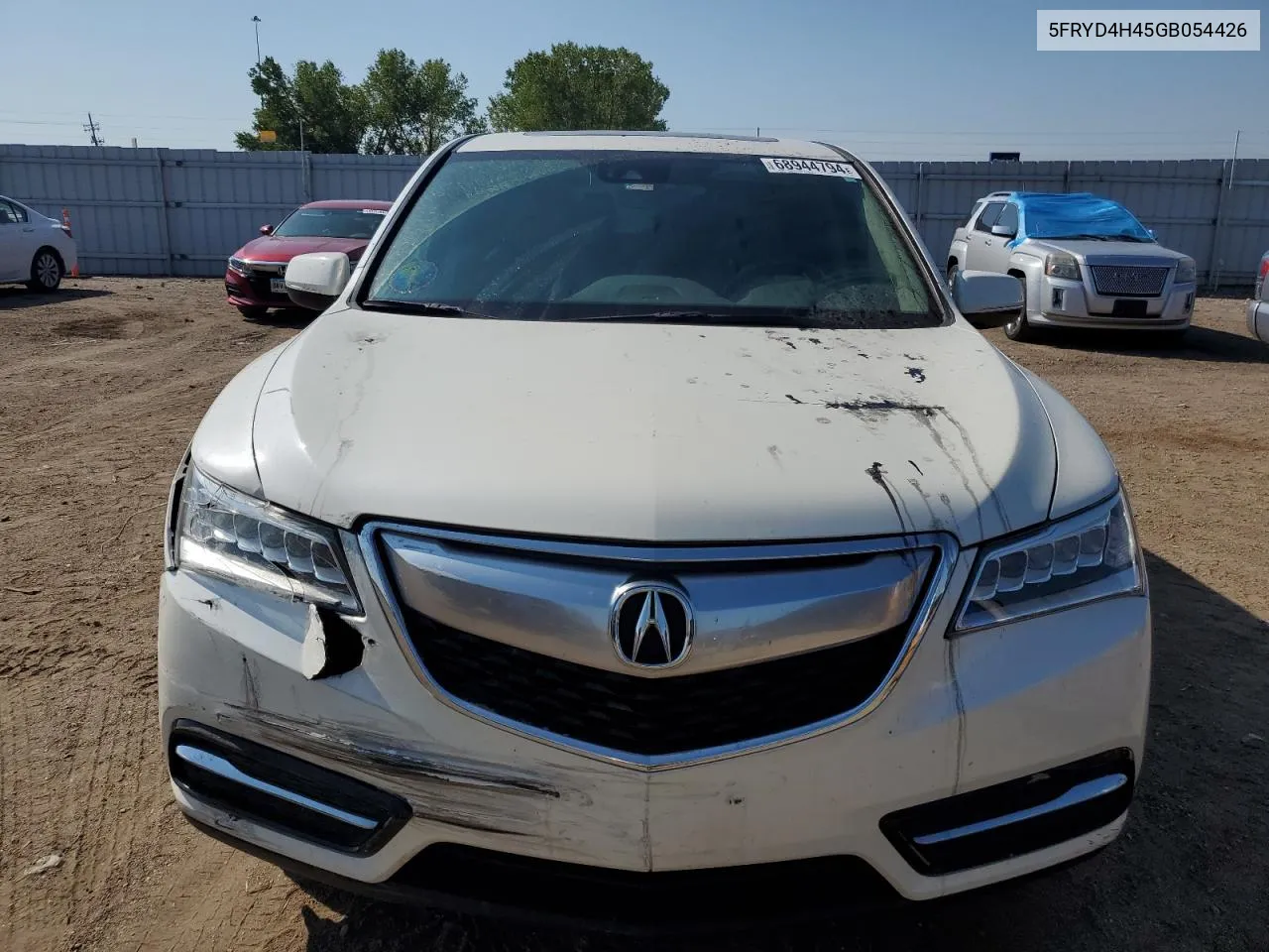 5FRYD4H45GB054426 2016 Acura Mdx Technology