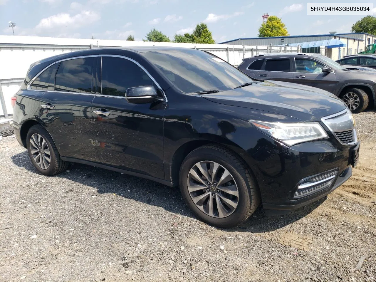 2016 Acura Mdx Technology VIN: 5FRYD4H43GB035034 Lot: 68955474