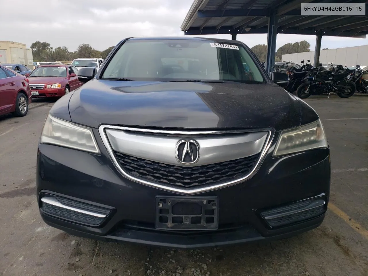 5FRYD4H42GB015115 2016 Acura Mdx Technology