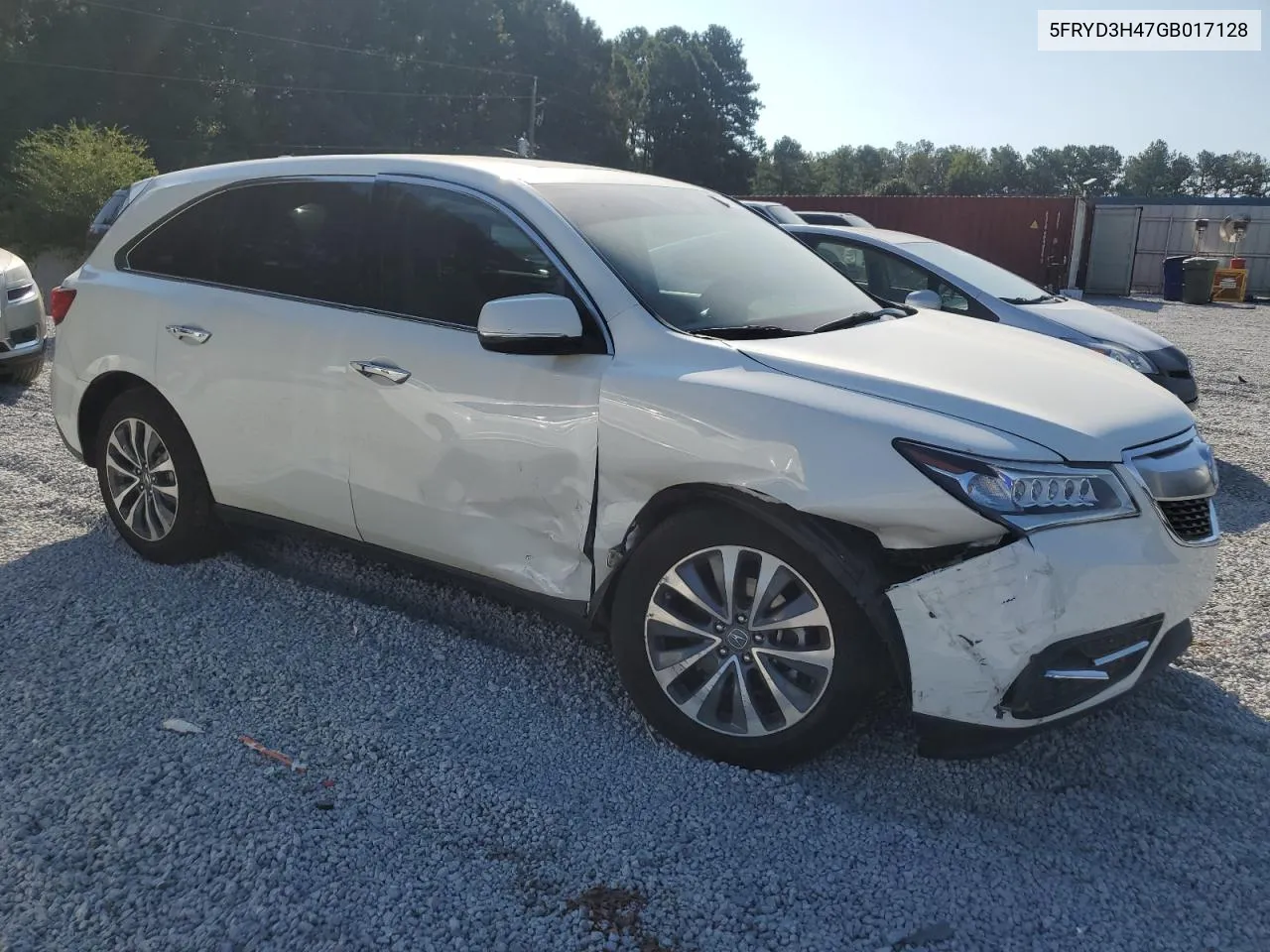 5FRYD3H47GB017128 2016 Acura Mdx Technology