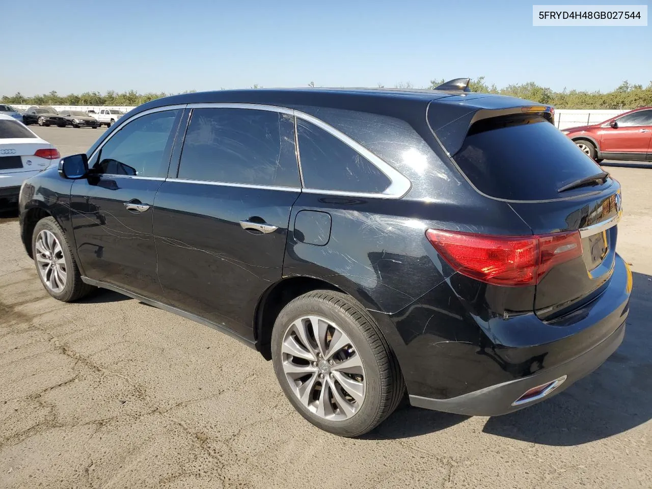 2016 Acura Mdx Technology VIN: 5FRYD4H48GB027544 Lot: 69882074