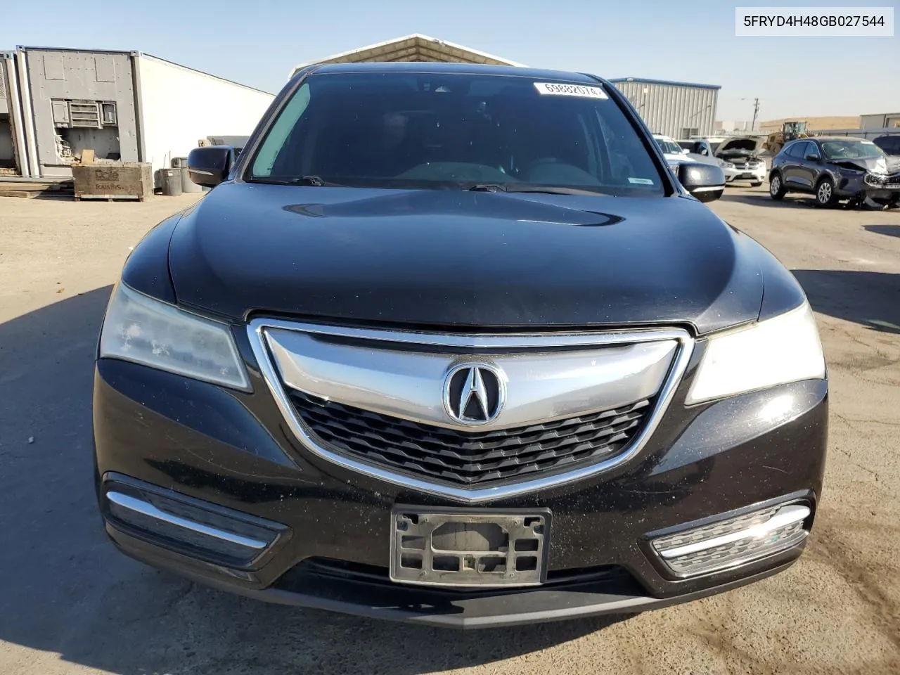 2016 Acura Mdx Technology VIN: 5FRYD4H48GB027544 Lot: 69882074