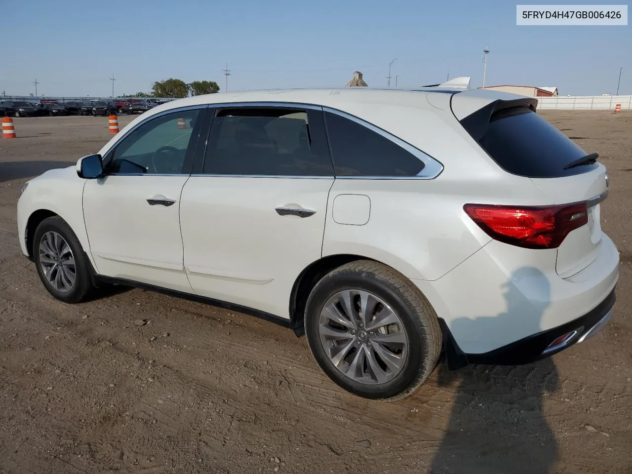 2016 Acura Mdx Technology VIN: 5FRYD4H47GB006426 Lot: 70255634