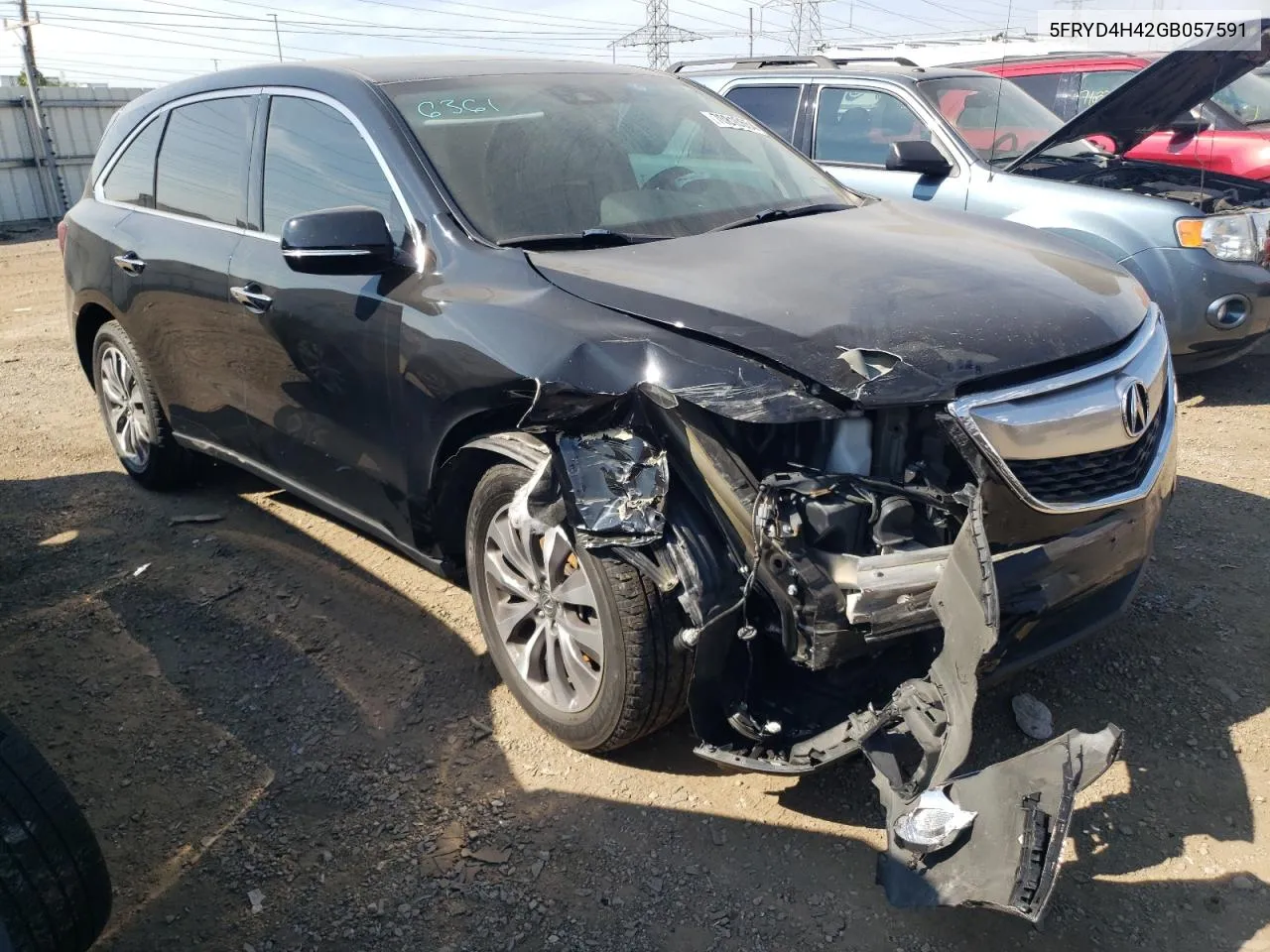 5FRYD4H42GB057591 2016 Acura Mdx Technology