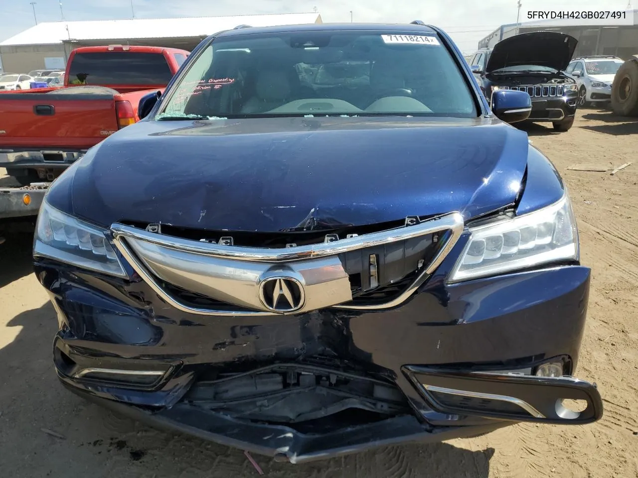 5FRYD4H42GB027491 2016 Acura Mdx Technology