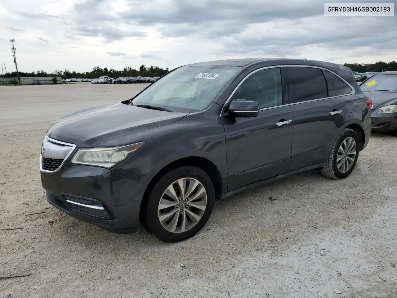 2016 Acura Mdx Technology VIN: 5FRYD3H46GB002183 Lot: 71682464