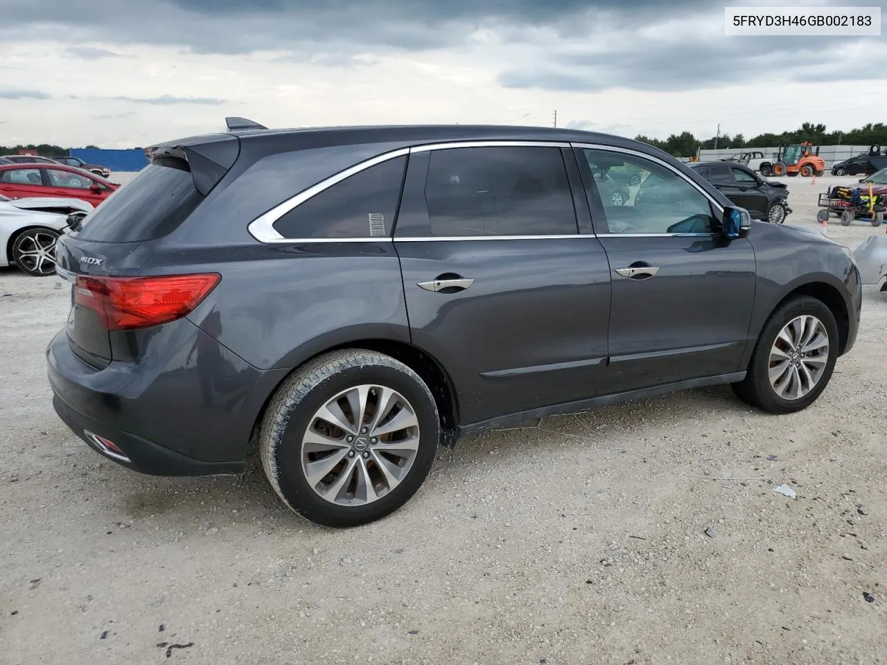 2016 Acura Mdx Technology VIN: 5FRYD3H46GB002183 Lot: 71682464