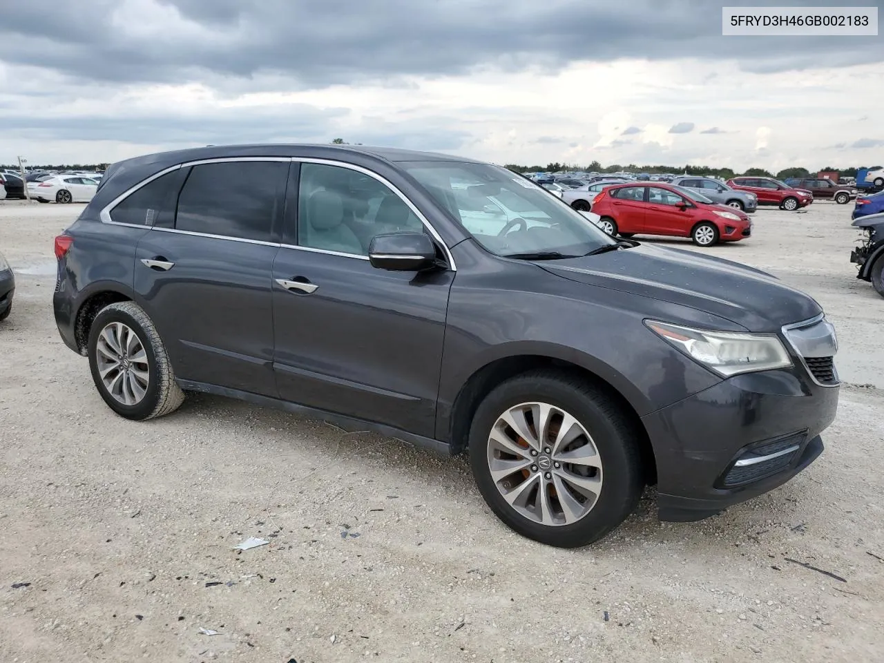 2016 Acura Mdx Technology VIN: 5FRYD3H46GB002183 Lot: 71682464