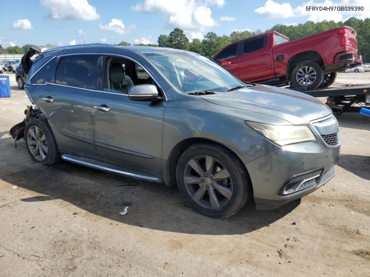 2016 Acura Mdx Advance VIN: 5FRYD4H97GB039390 Lot: 71984134