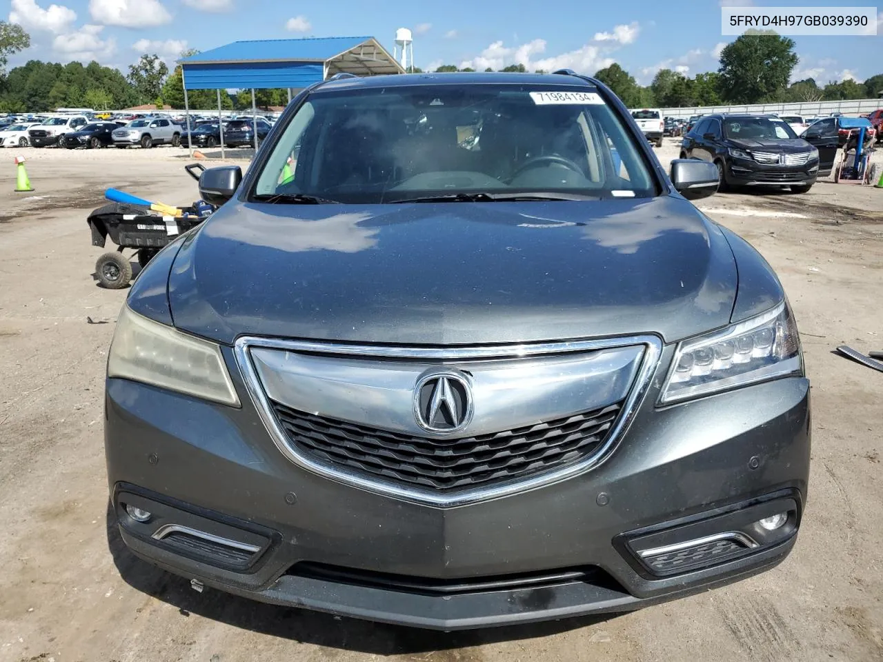 2016 Acura Mdx Advance VIN: 5FRYD4H97GB039390 Lot: 71984134