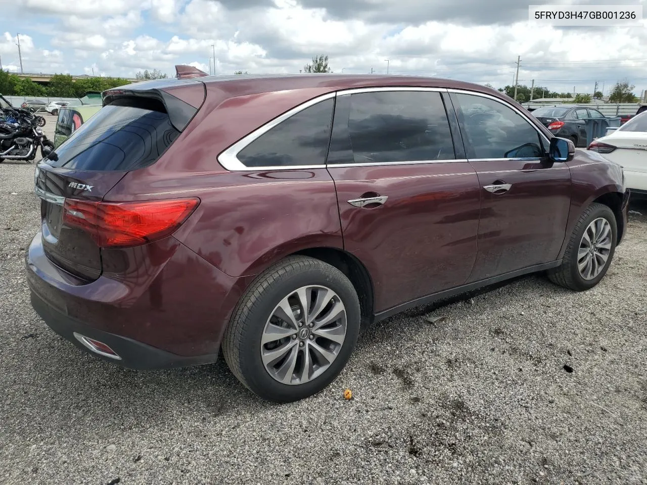 5FRYD3H47GB001236 2016 Acura Mdx Technology