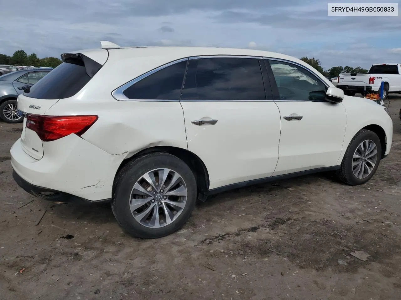 5FRYD4H49GB050833 2016 Acura Mdx Technology