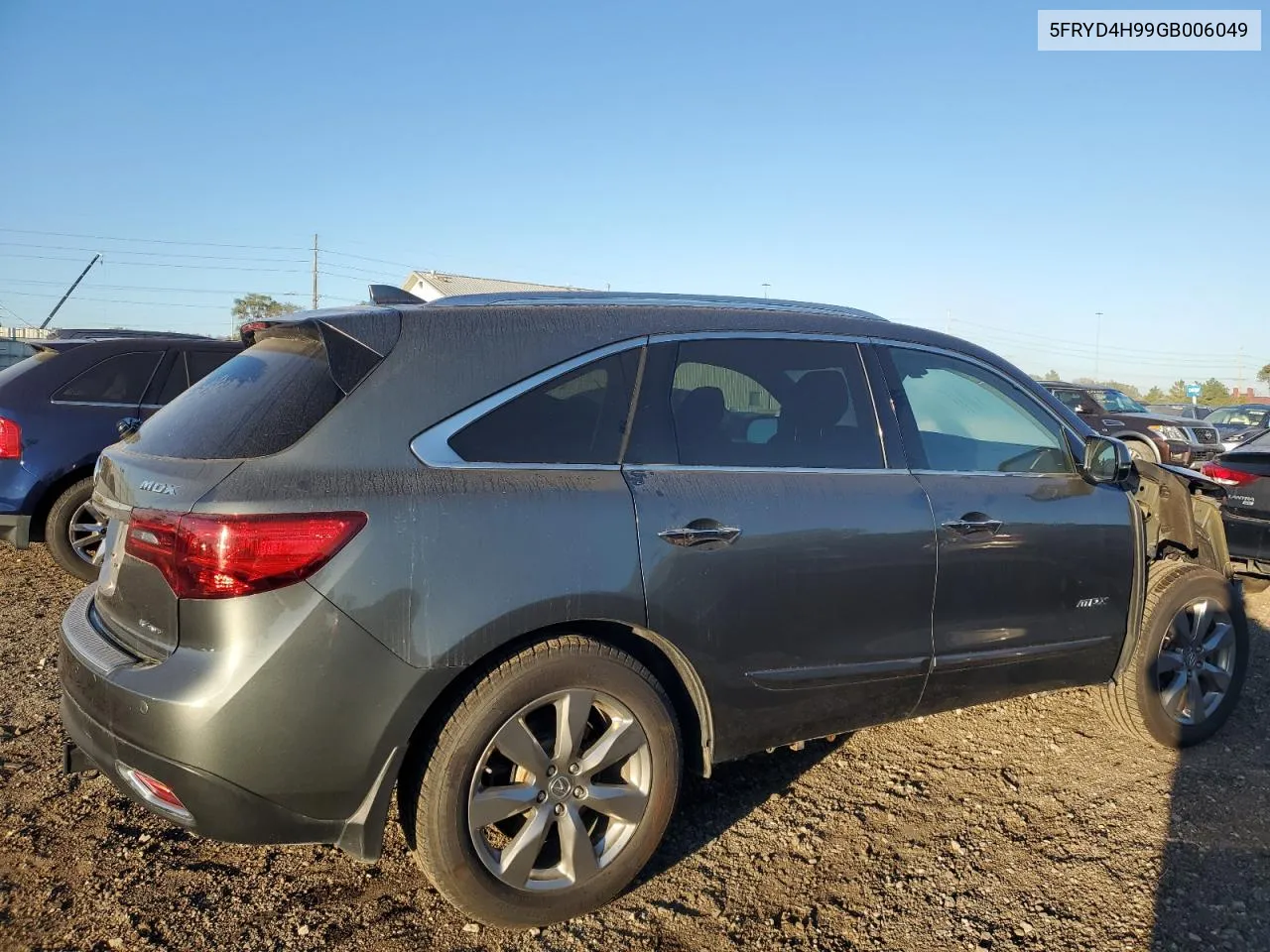 5FRYD4H99GB006049 2016 Acura Mdx Advance