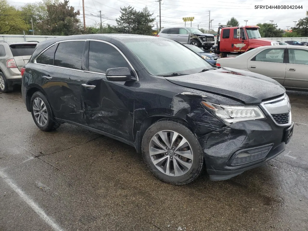 2016 Acura Mdx Technology VIN: 5FRYD4H48GB042044 Lot: 73394084