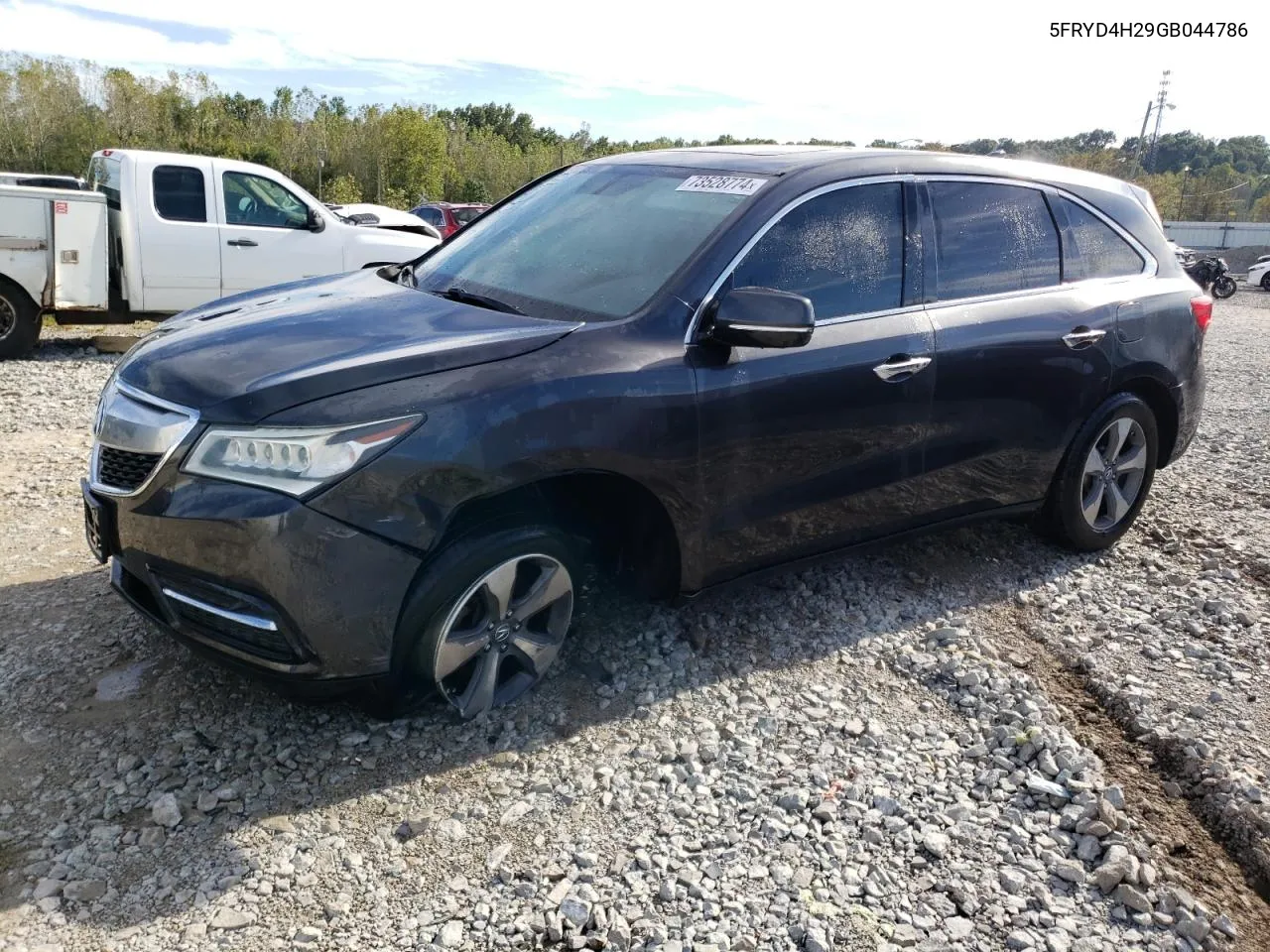 2016 Acura Mdx VIN: 5FRYD4H29GB044786 Lot: 73528774