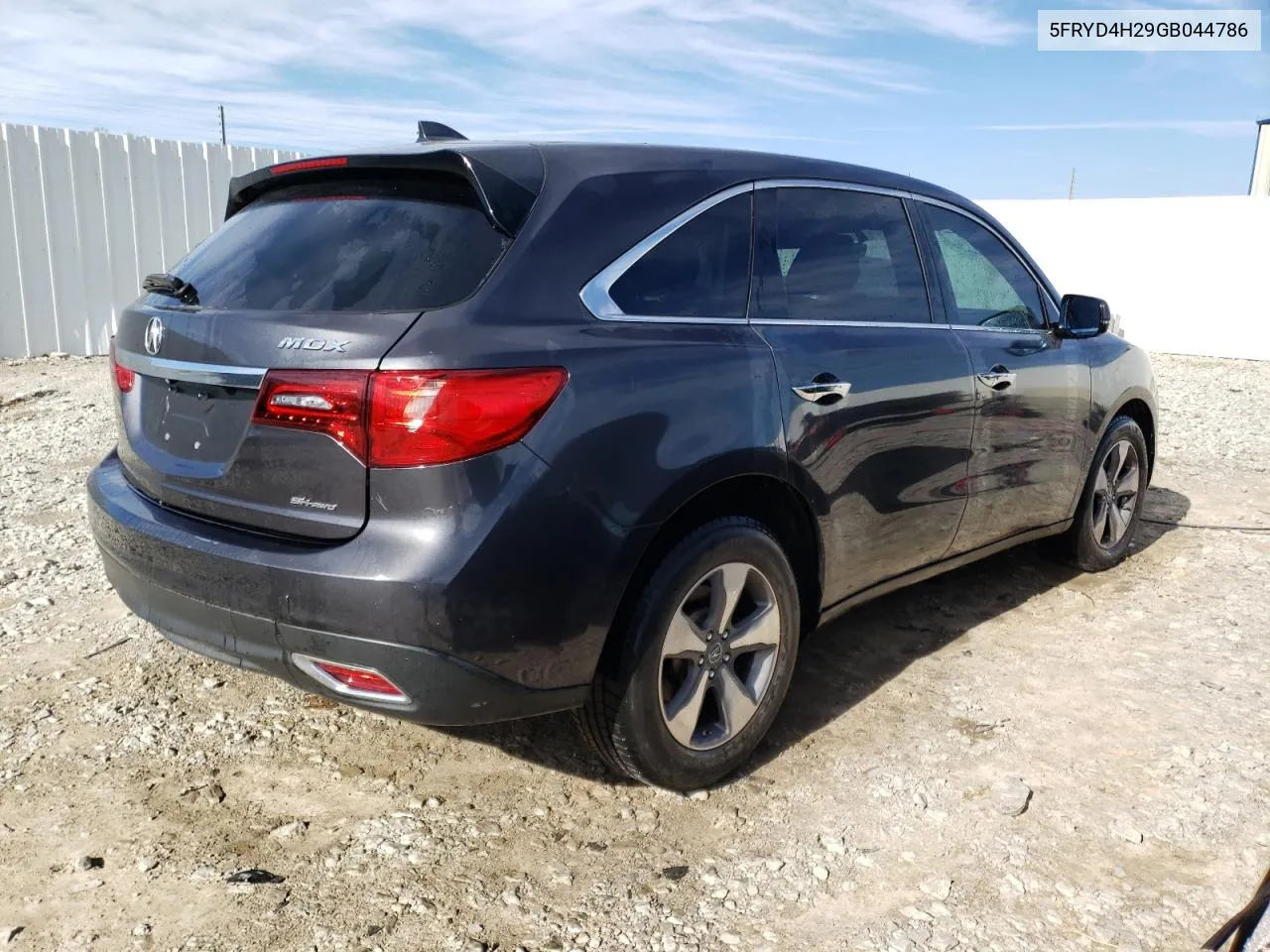 2016 Acura Mdx VIN: 5FRYD4H29GB044786 Lot: 73528774