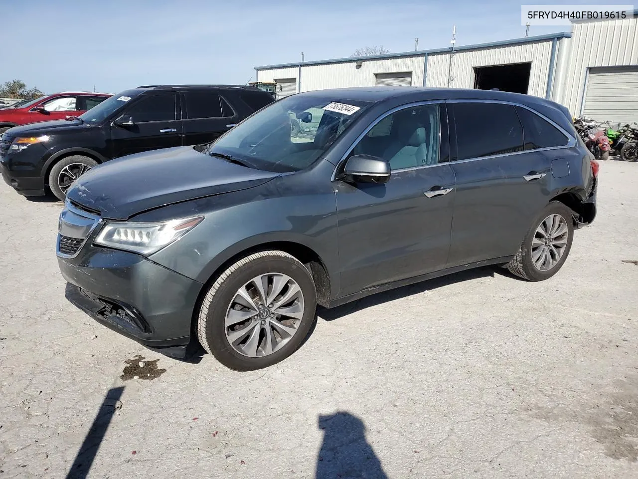 2016 Acura Mdx Technology VIN: 5FRYD4H40FB019615 Lot: 73630634