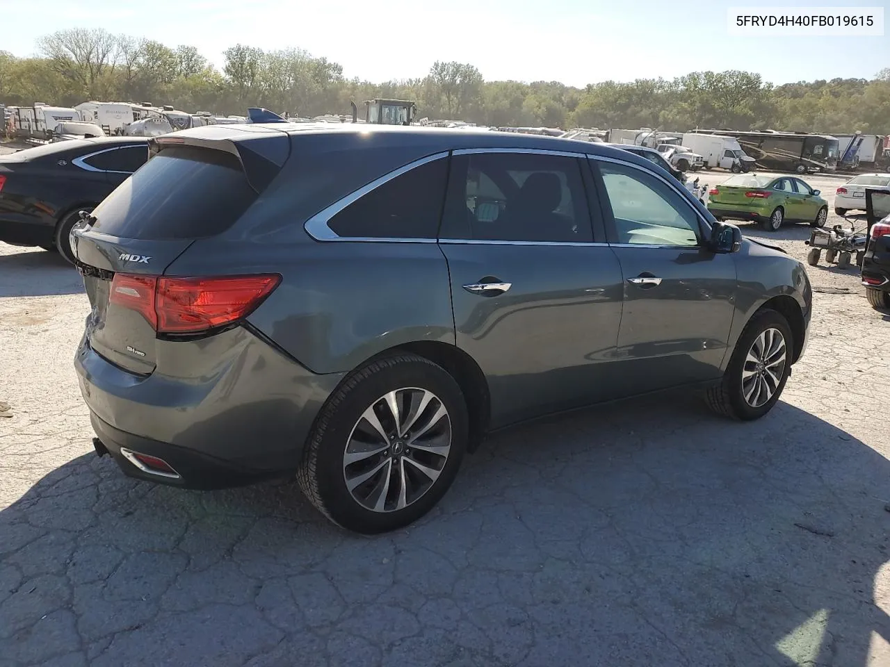 2016 Acura Mdx Technology VIN: 5FRYD4H40FB019615 Lot: 73630634