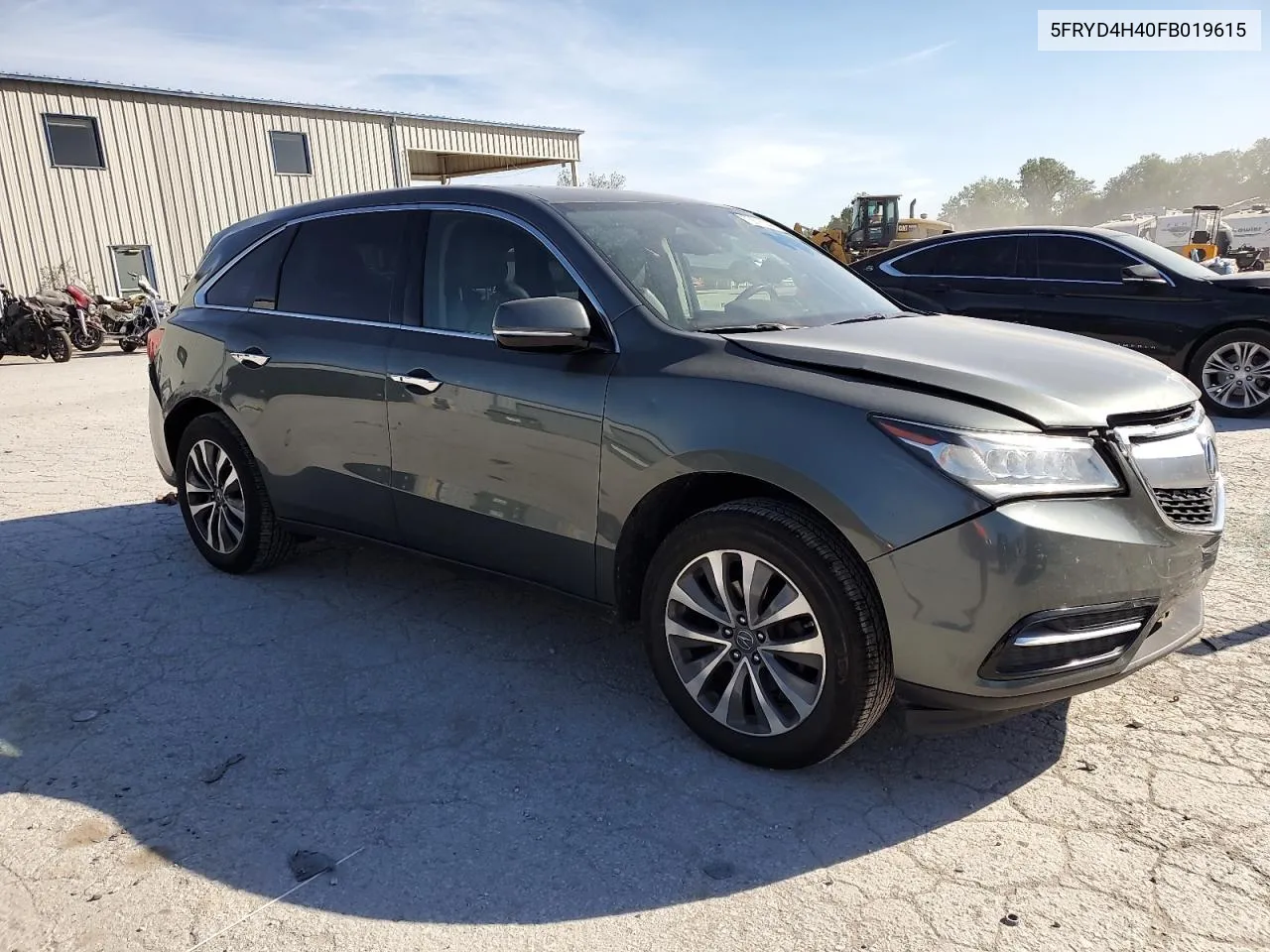 2016 Acura Mdx Technology VIN: 5FRYD4H40FB019615 Lot: 73630634