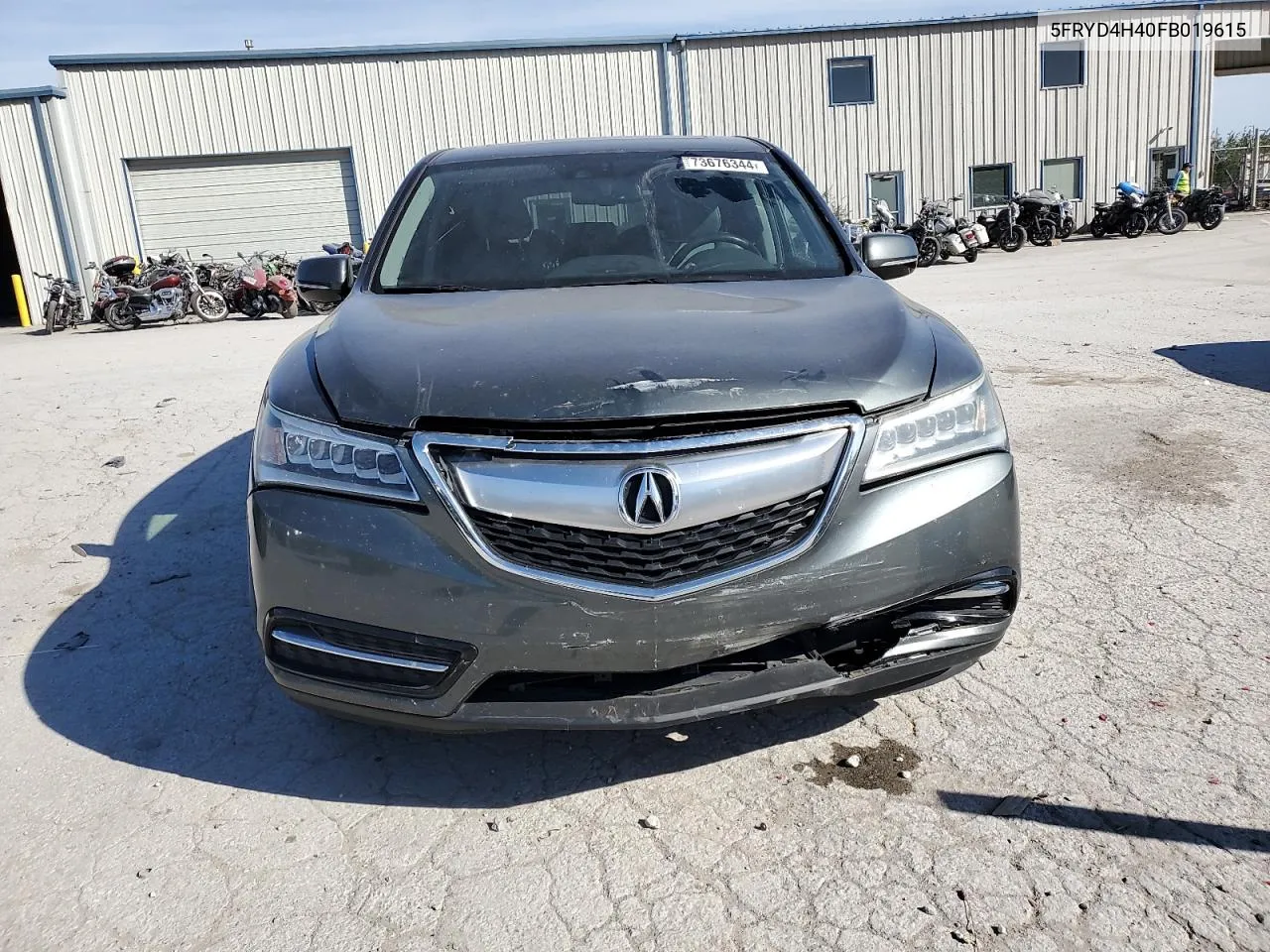 2016 Acura Mdx Technology VIN: 5FRYD4H40FB019615 Lot: 73630634