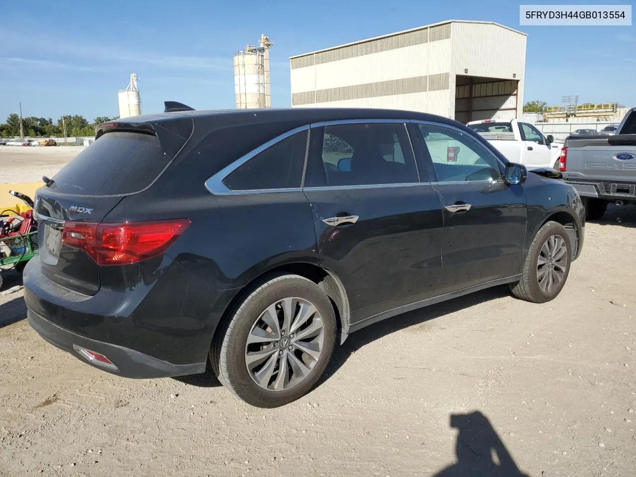 2016 Acura Mdx Technology VIN: 5FRYD3H44GB013554 Lot: 74218534