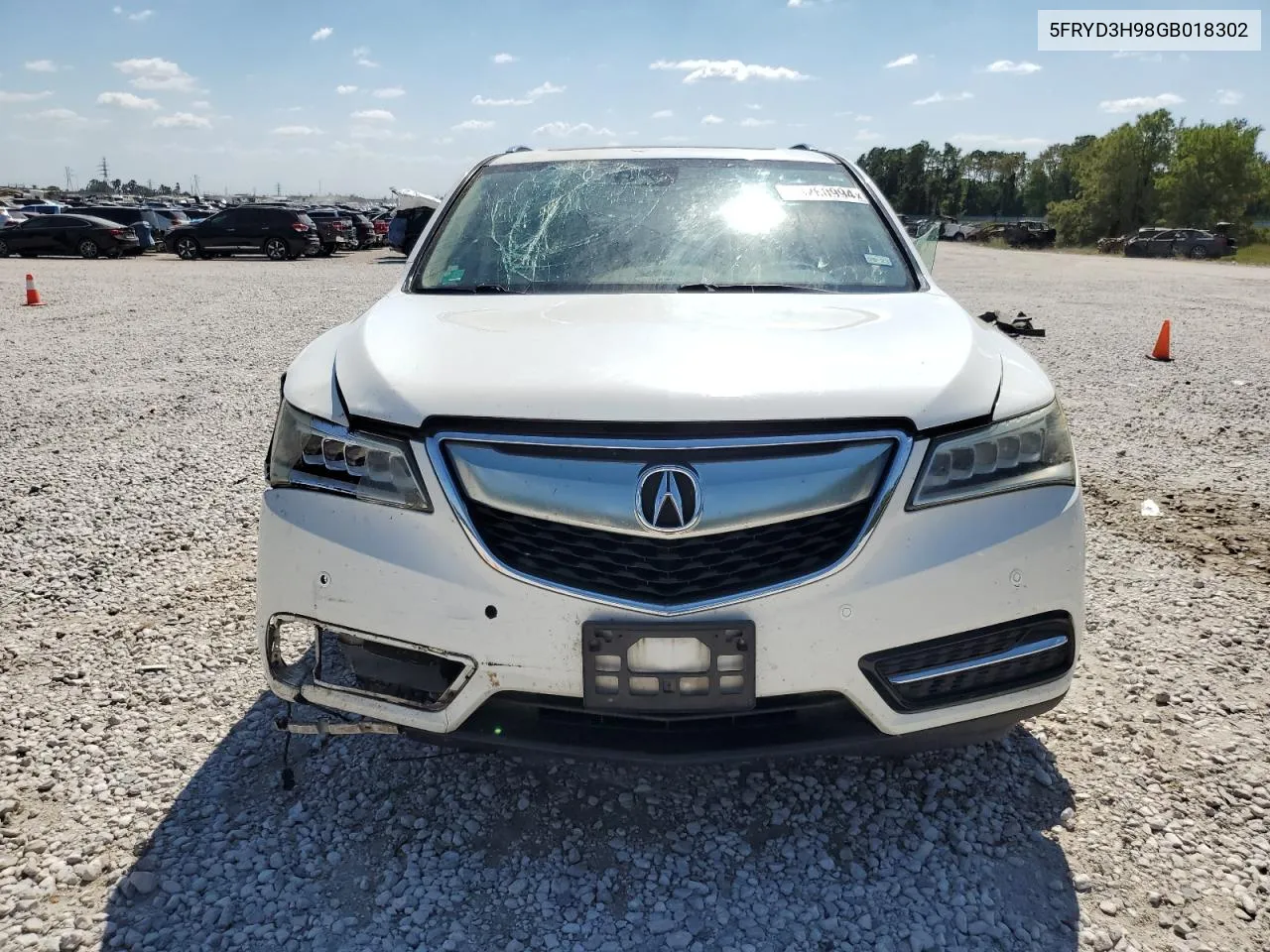 2016 Acura Mdx Advance VIN: 5FRYD3H98GB018302 Lot: 74260994