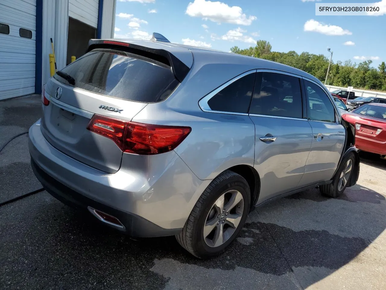 2016 Acura Mdx VIN: 5FRYD3H23GB018260 Lot: 74307794