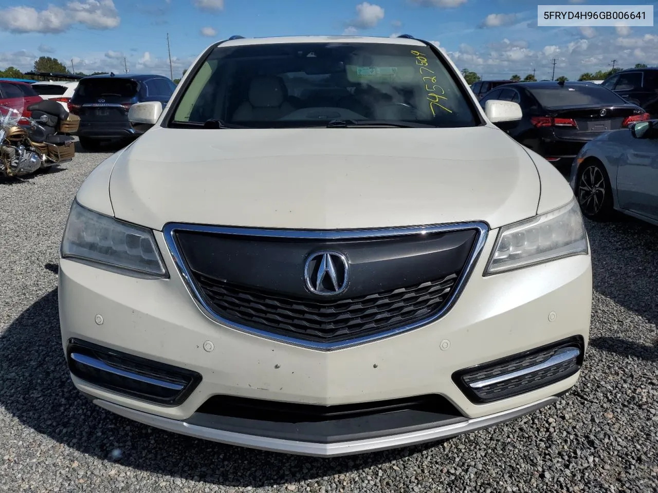 2016 Acura Mdx Advance VIN: 5FRYD4H96GB006641 Lot: 74527504