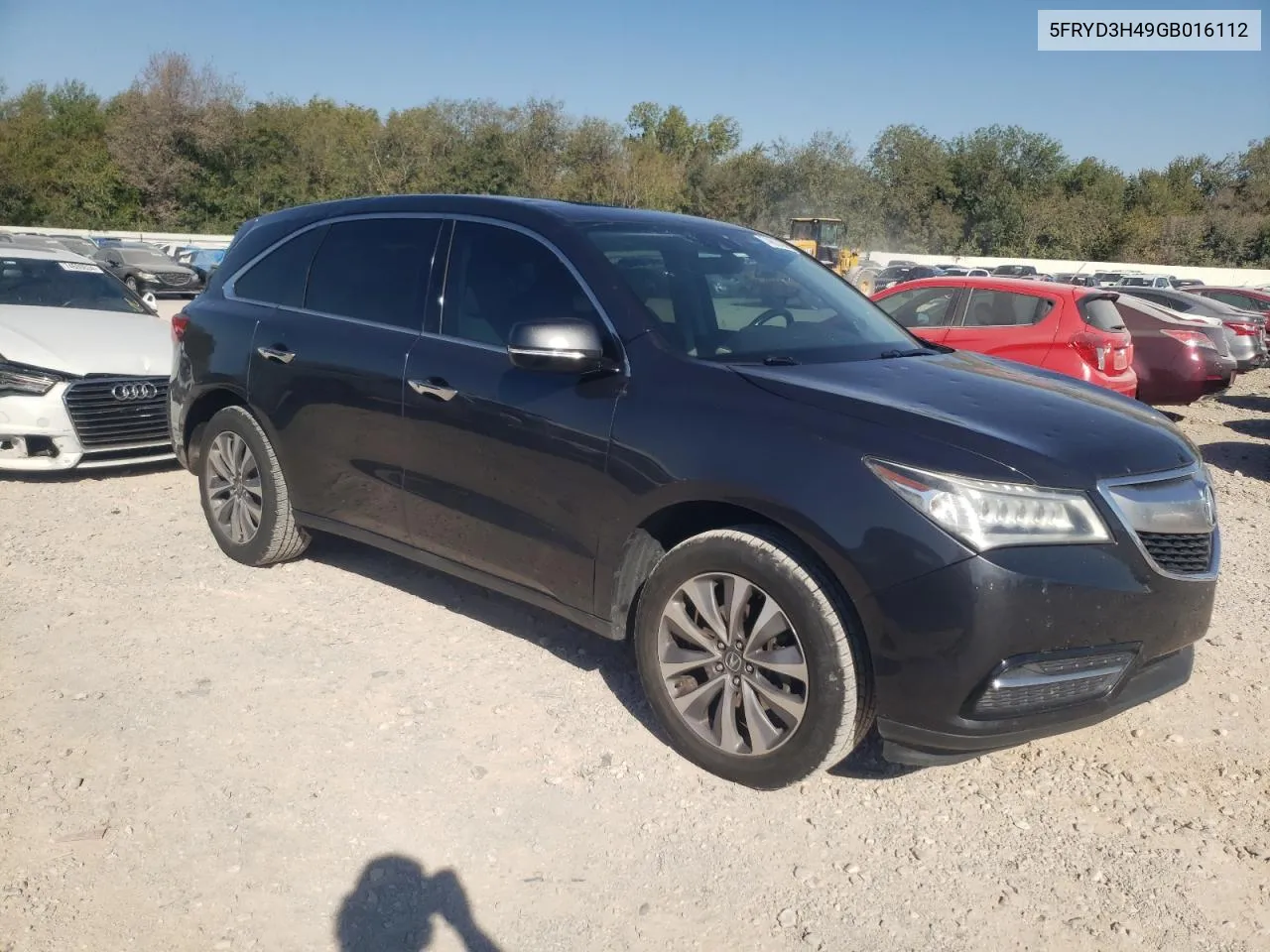 2016 Acura Mdx Technology VIN: 5FRYD3H49GB016112 Lot: 74682434