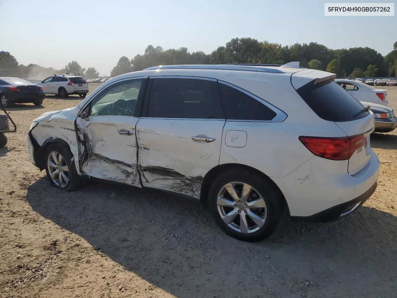 2016 Acura Mdx Advance VIN: 5FRYD4H90GB057262 Lot: 74745384