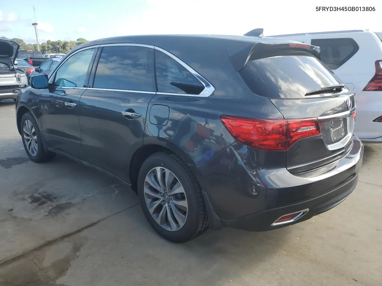 2016 Acura Mdx Technology VIN: 5FRYD3H45GB013806 Lot: 75056784